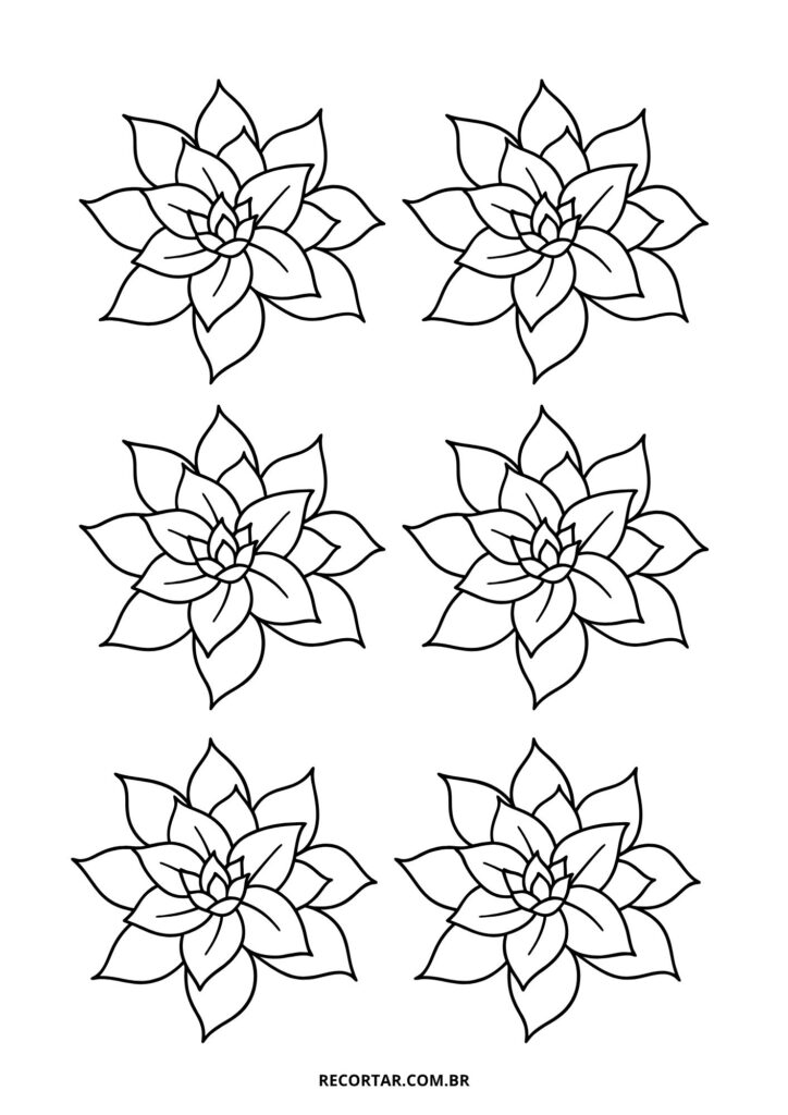 moldes de flores para painel de festa