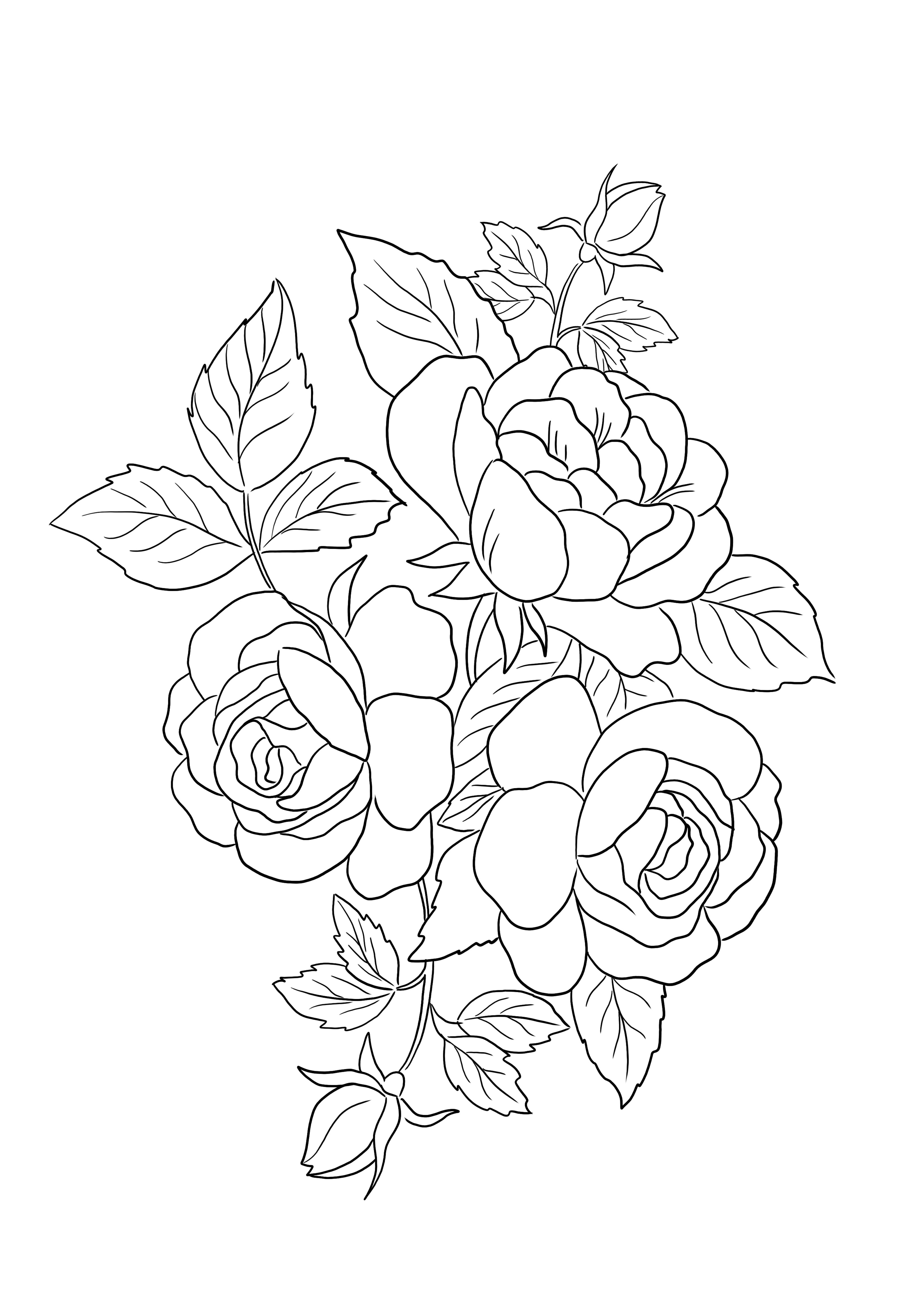 flores em aquarela para imprimir