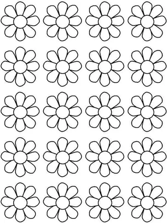 erros comuns ao imprimir e recortar flores de papel