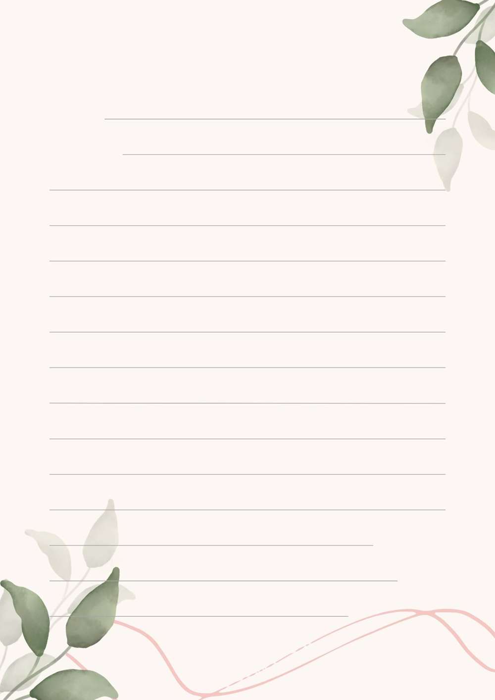 papel de carta liso para imprimir