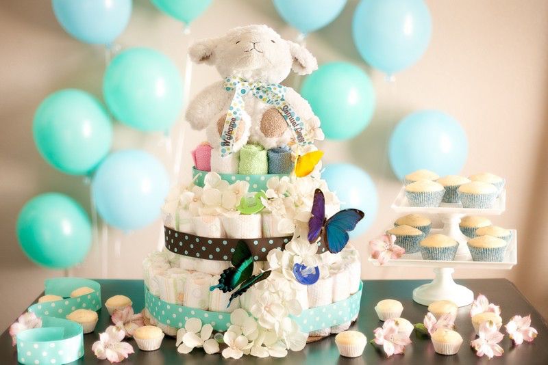 fralda de bebe decorada