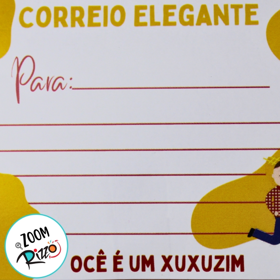 correio elegante para paquera imprimir