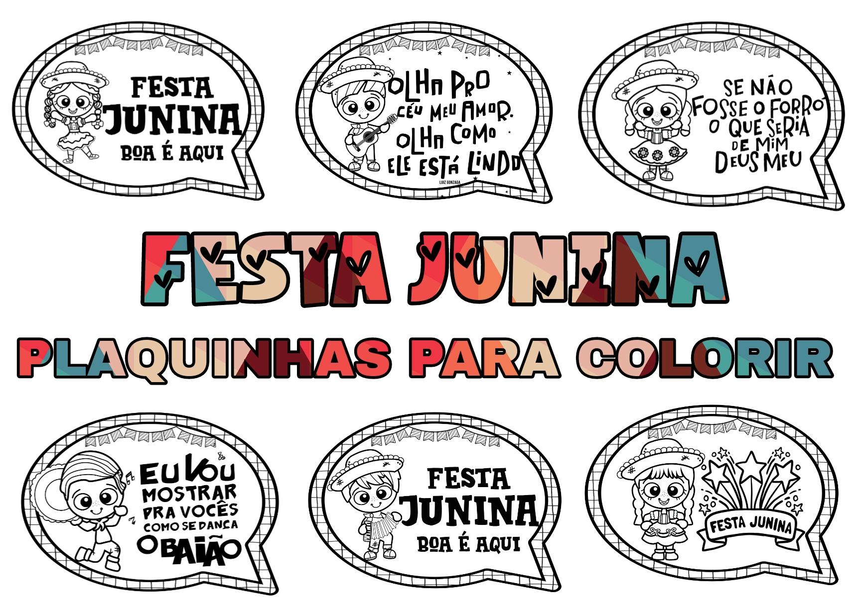 textos para decoração de festa junina