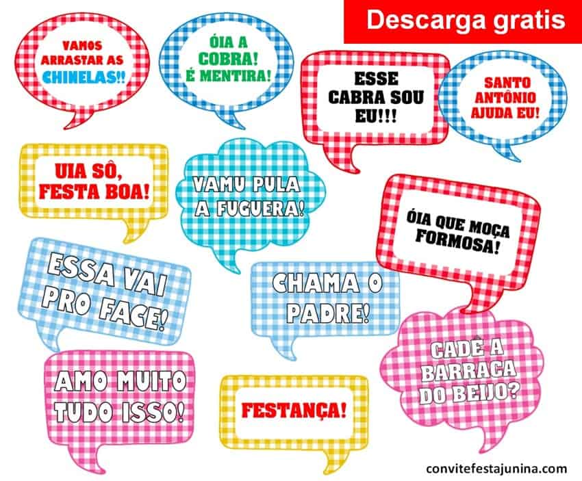 citações festa junina
