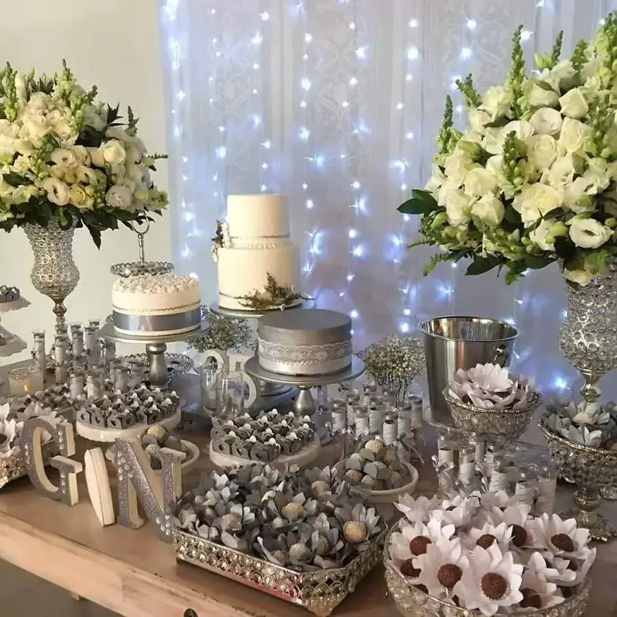 fundo de casamento dourado