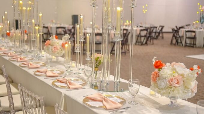 fundo de casamento dourado