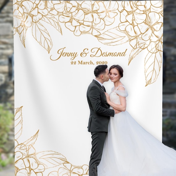 fundo de casamento dourado