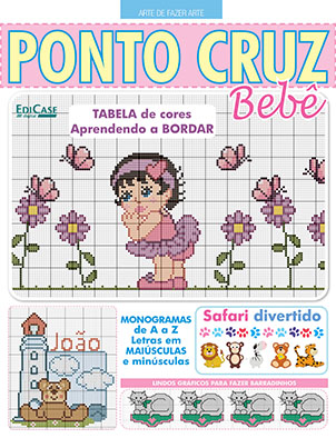 ponto cruz para manta 80x80