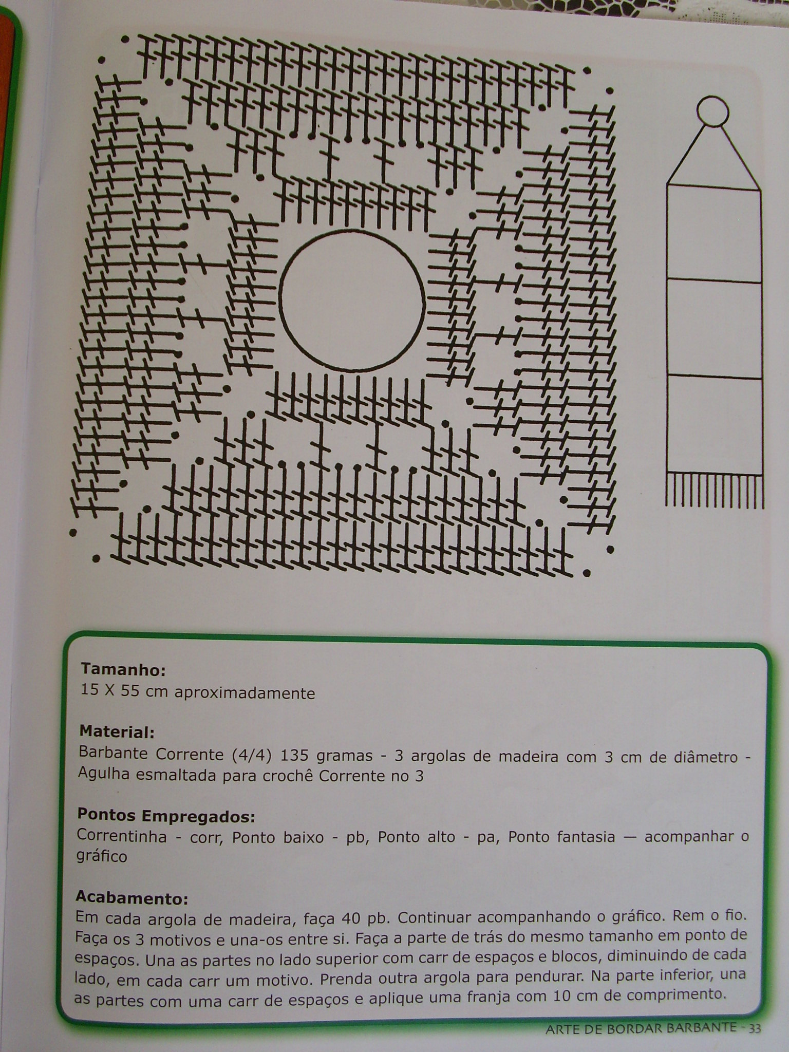 como fazer tapete de porta de barbante