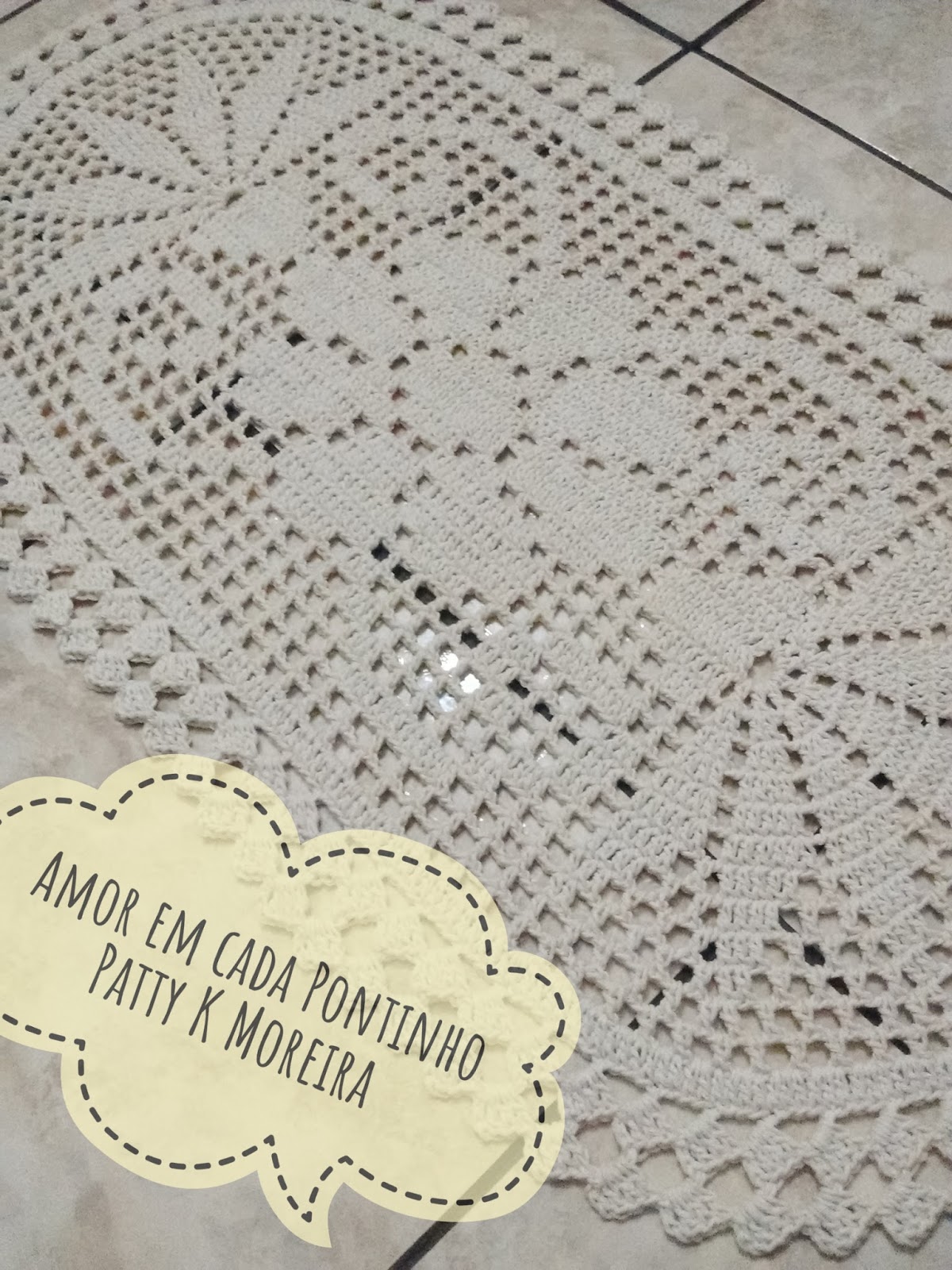 Onde encontrar gráficos de tapete de crochê grátis