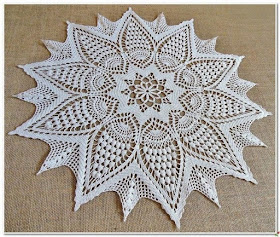mandala de crochê moderna