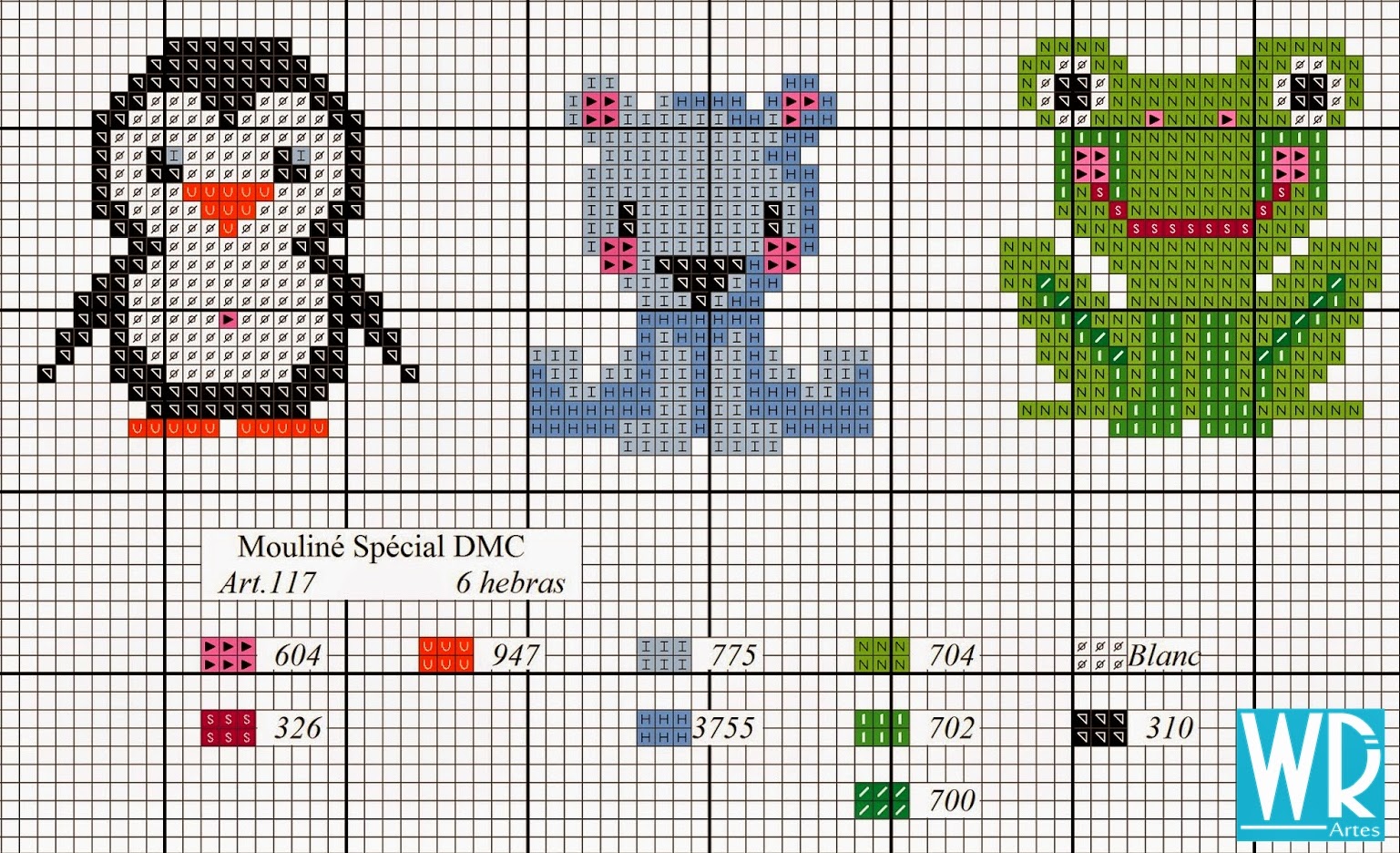 gráficos ponto cruz temas educativos