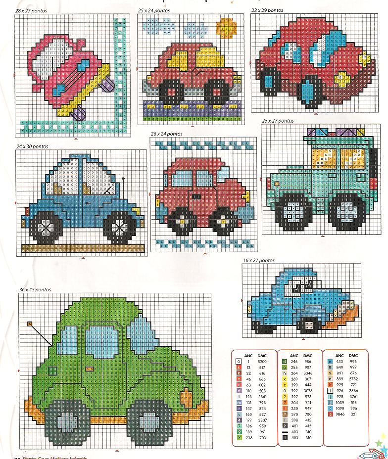 gráfico ponto cruz infantil masculino dinossauro