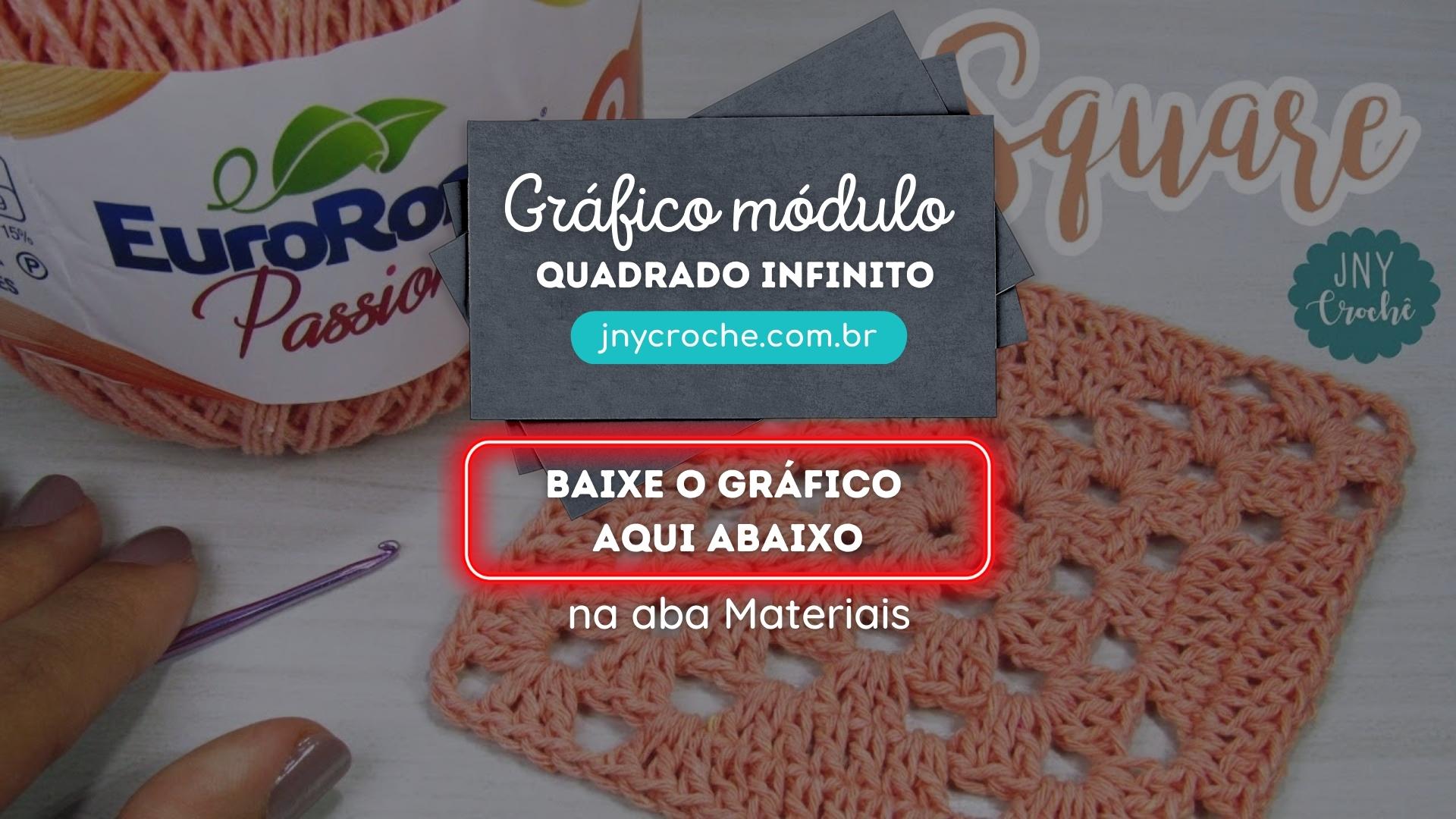 graficos de croche quadrados