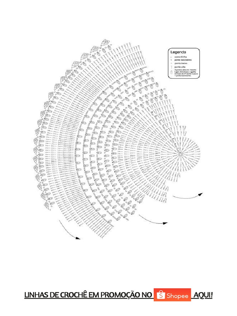 gráficos de tapetes de crochê retangulares para imprimir