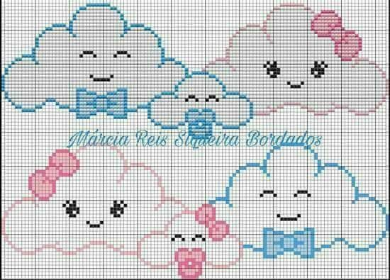 gráficos ponto cruz princesas