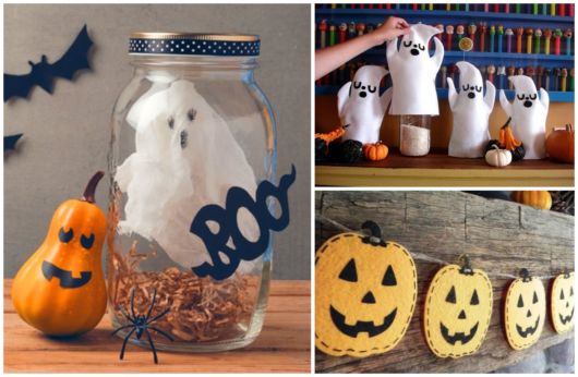 ideias de enfeites de halloween fáceis e baratos