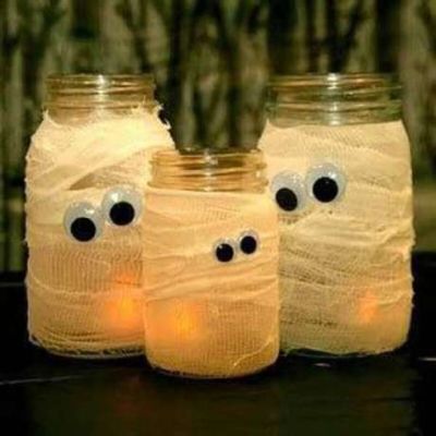 fantasia de halloween caseira com reciclagem