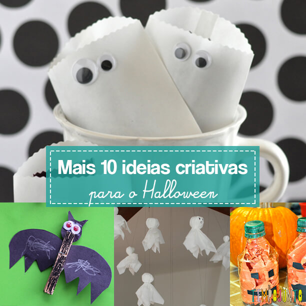 como fazer enfeites de halloween com lixo