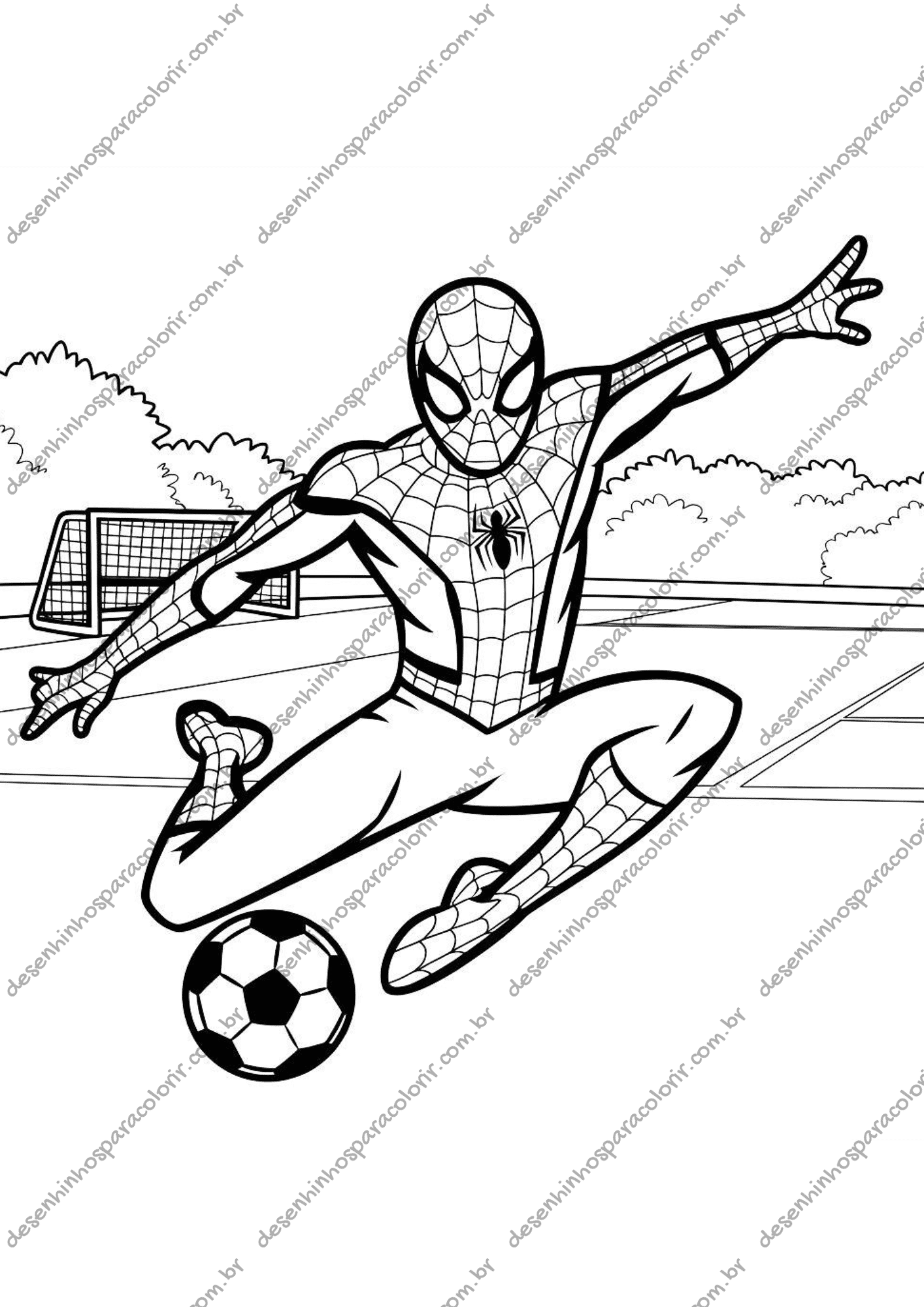melhores desenhos homem aranha para colorir online