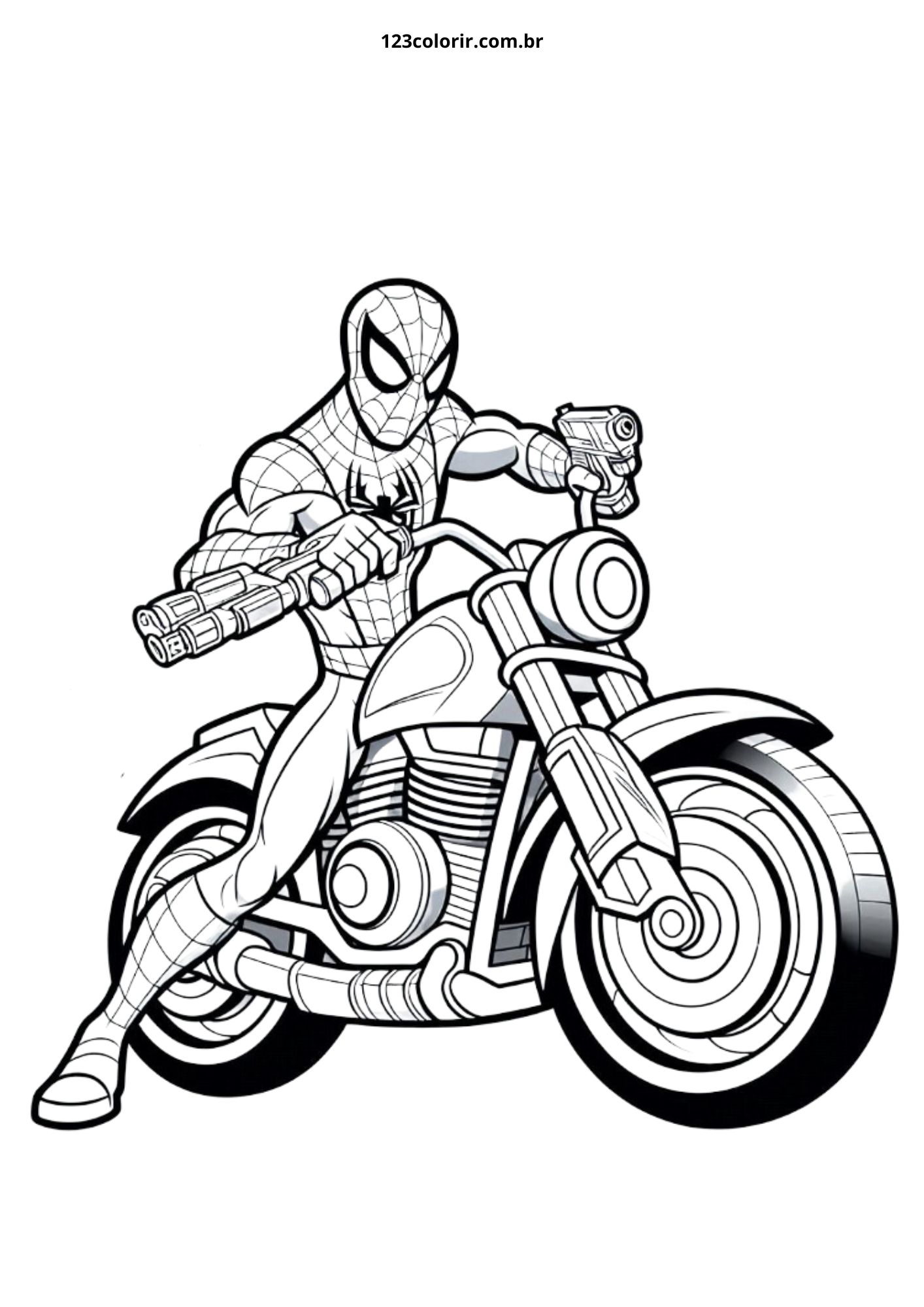 melhores desenhos homem aranha para colorir online