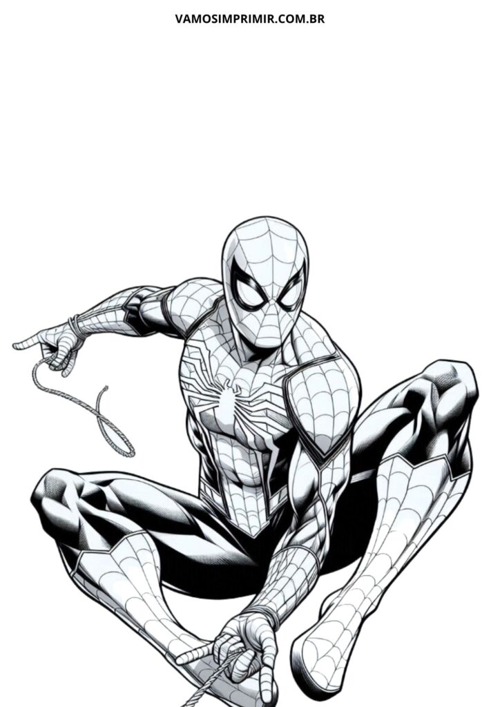 homem aranha vs miles morales desenho para colorir