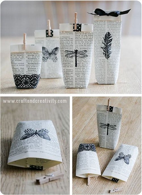 objetos decorativos com reciclagem