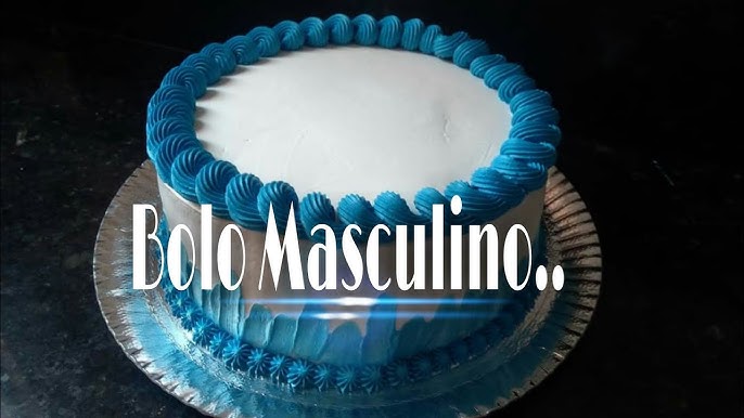 bolo elegante para homem
