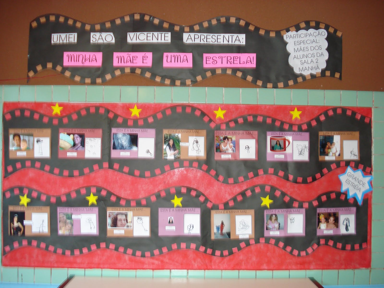 ideias de mural para educação infantil