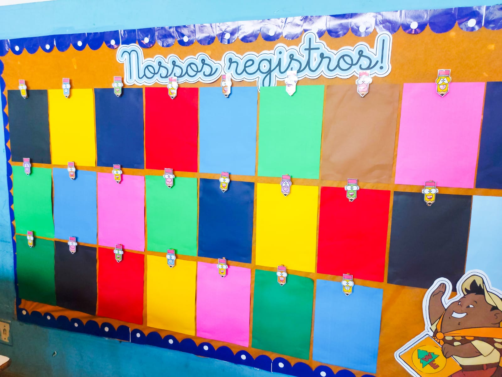 ideias de mural para educação infantil