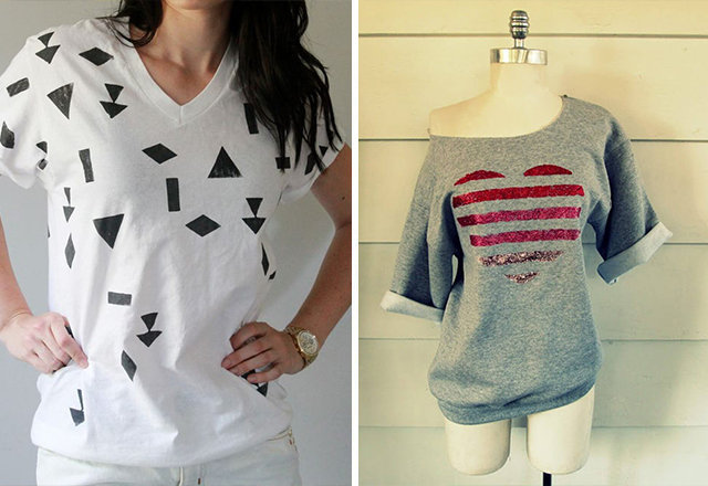 transformar camiseta velha em nova