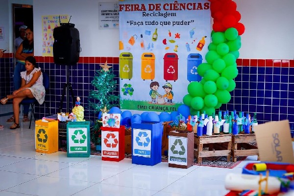 projetos de reciclagem para feira de ciências