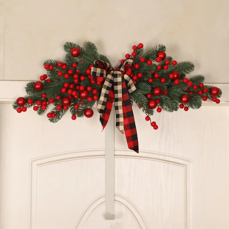 como evitar guirlanda de natal caindo da porta