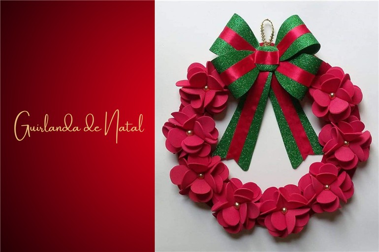 guirlanda de natal artificial ou natural qual escolher