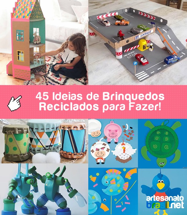 quanto economizar fazendo brinquedos reciclados