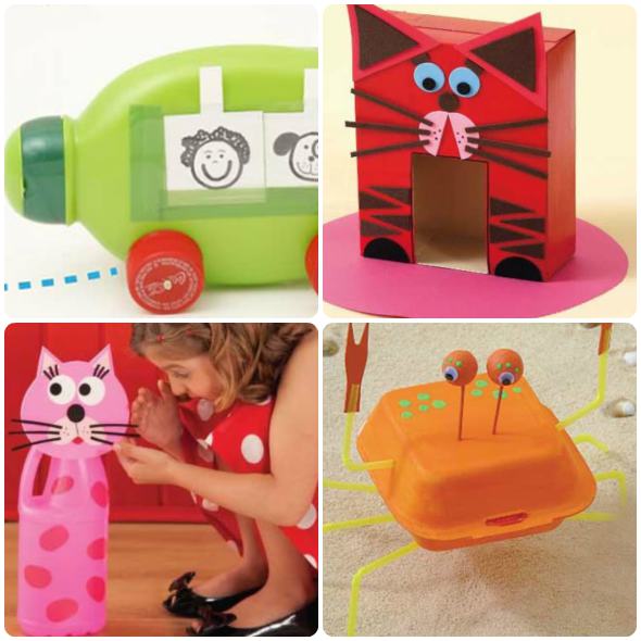 quanto economizar fazendo brinquedos reciclados