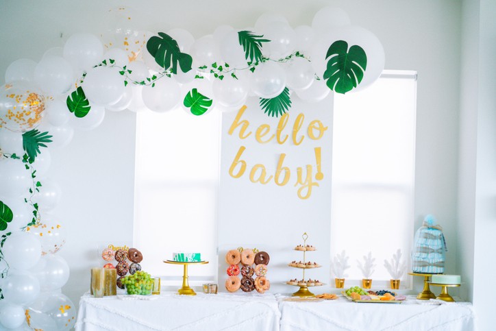erros comuns na decoracao mesa cha de bebe