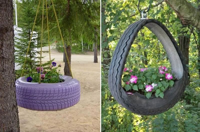 jardins de pneus