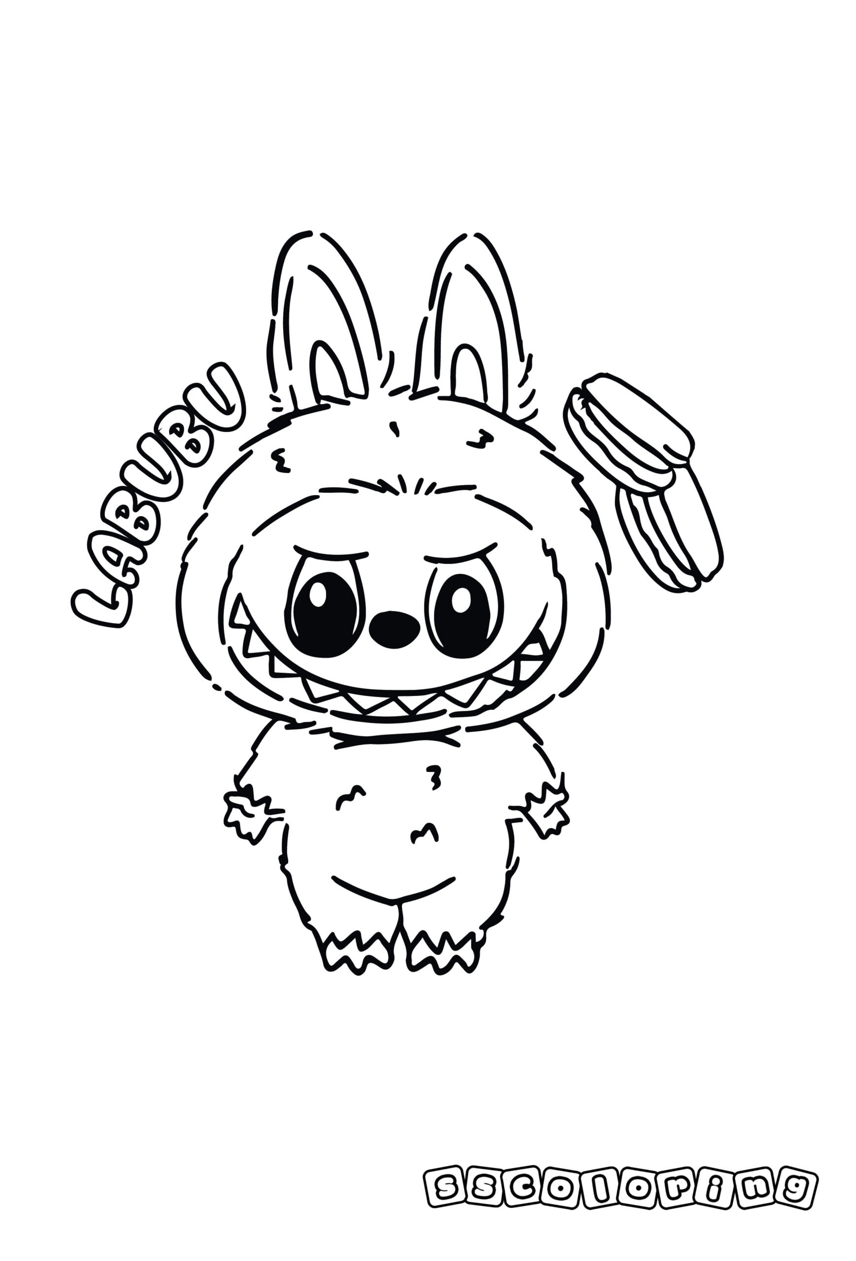 custo desenhos labubu para imprimir