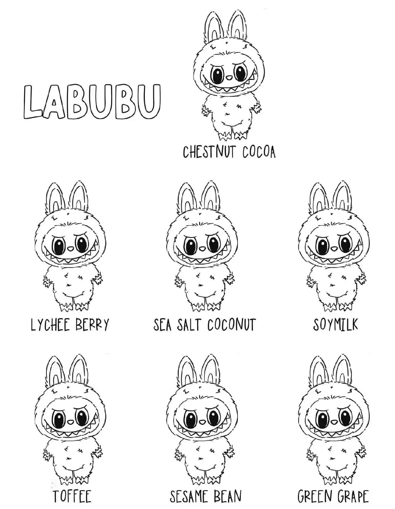 labubu para imprimir vs labubu original