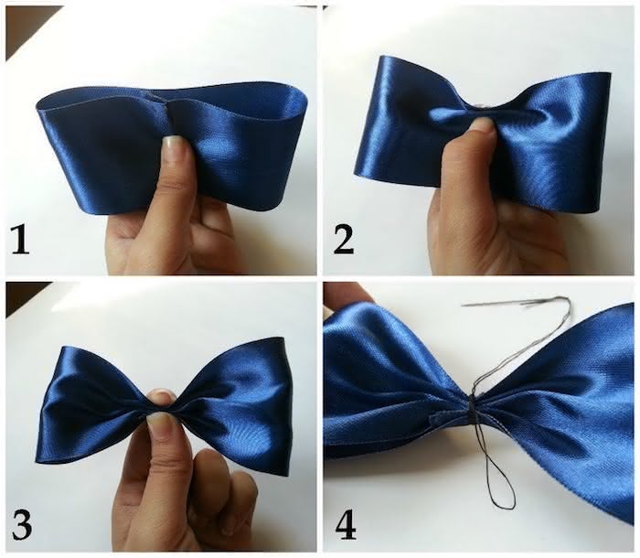 ideias criativas laços de cetim para eventos
