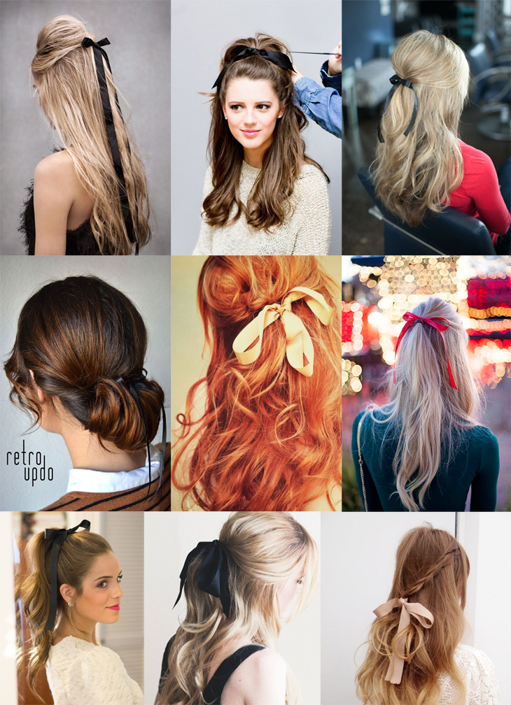 laços e fitas para cabelo
