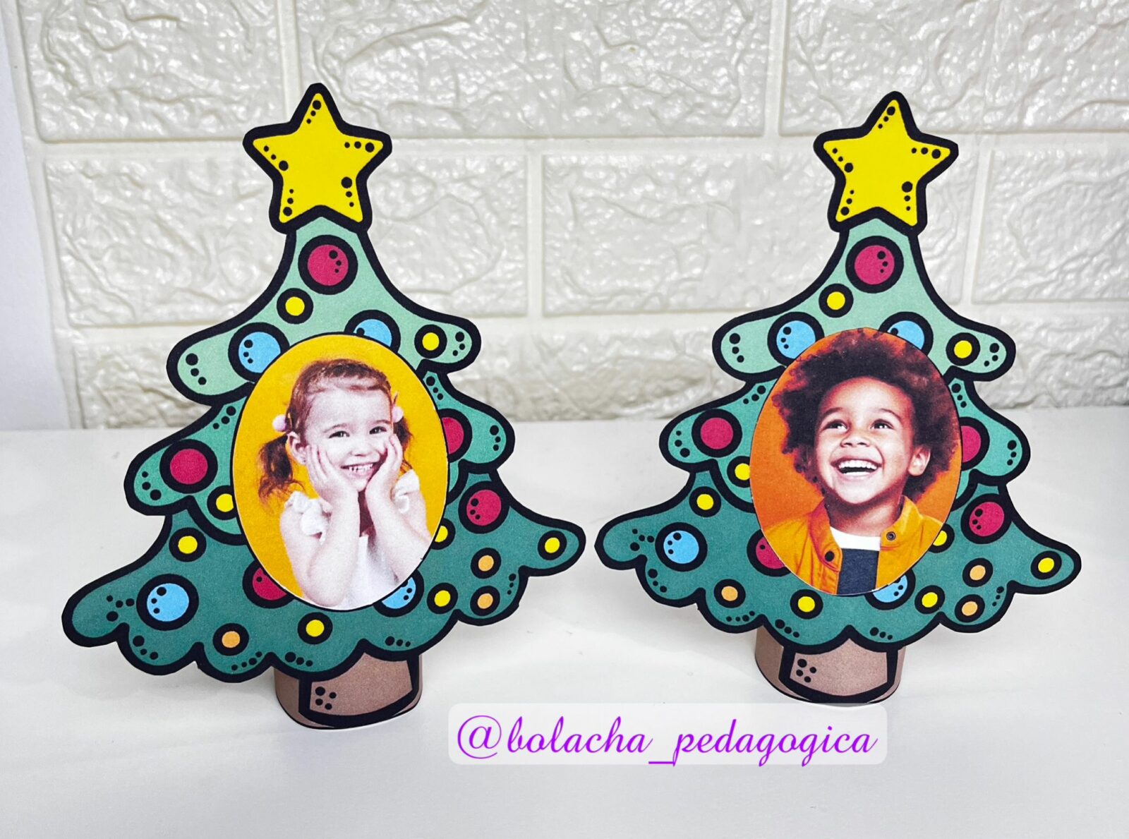 lembrancinha de natal para alunos com fotos