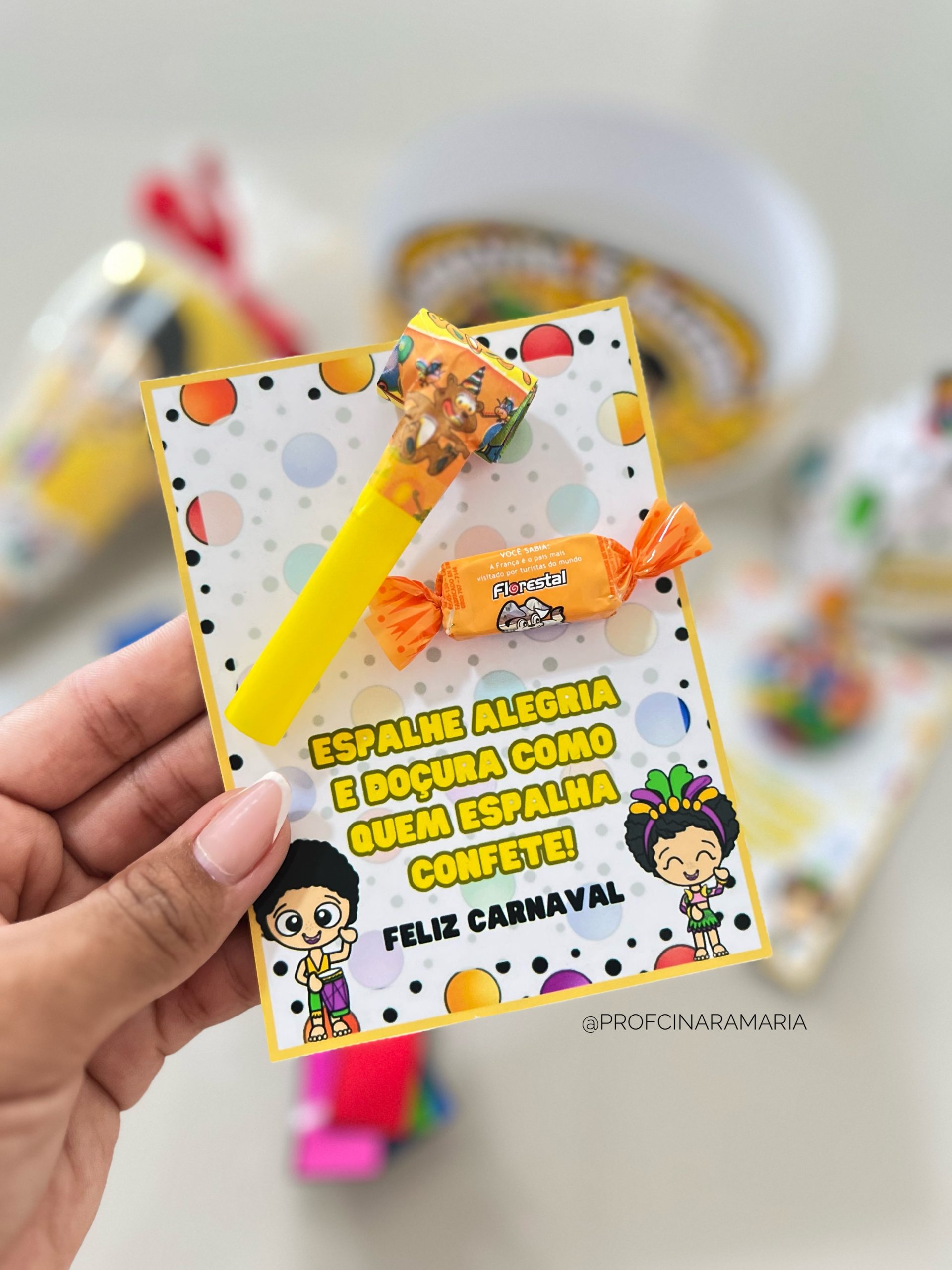 lembrancinha carnaval personalizada