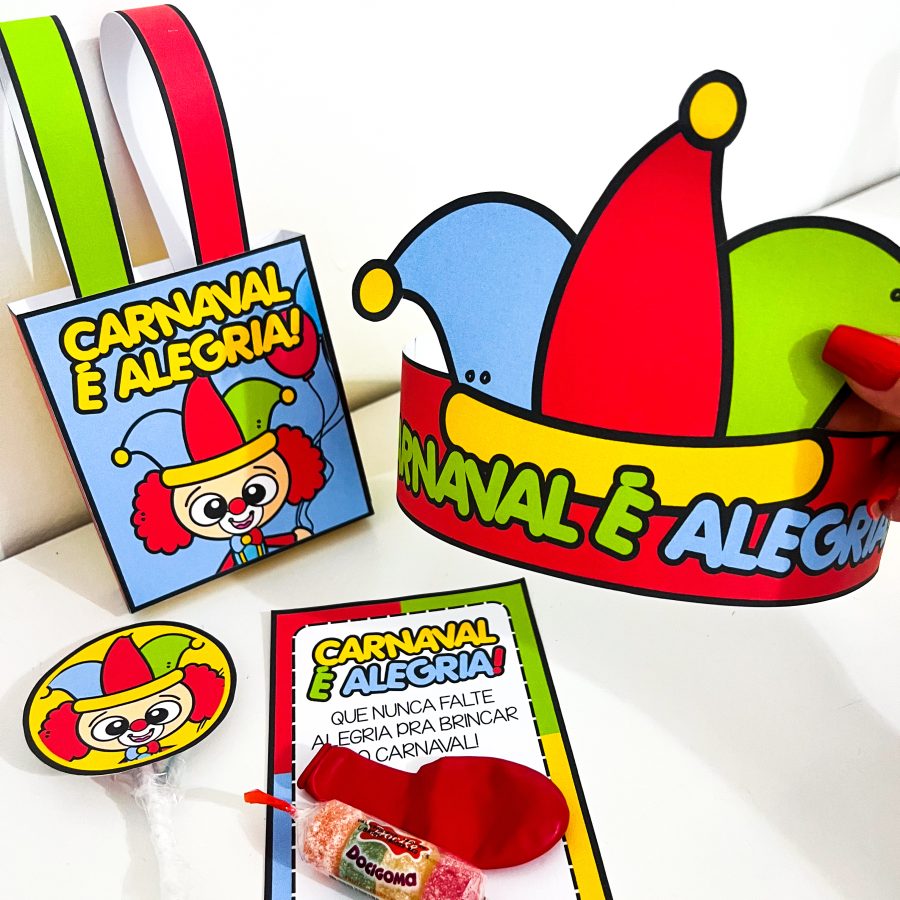 lembrancinha carnaval reciclada educação infantil