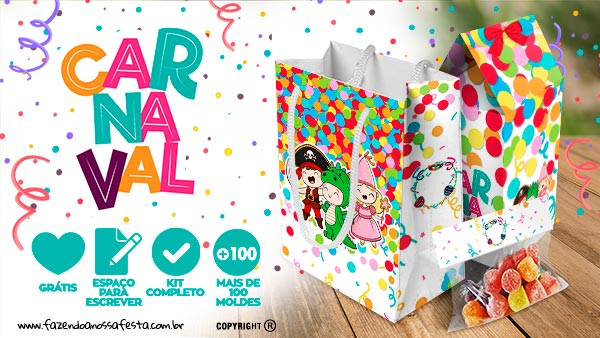 lembrancinha carnaval pedagógica educação infantil