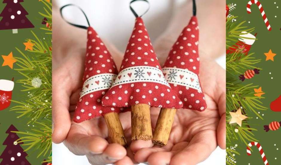 lembrancinha de natal com feltro passo a passo