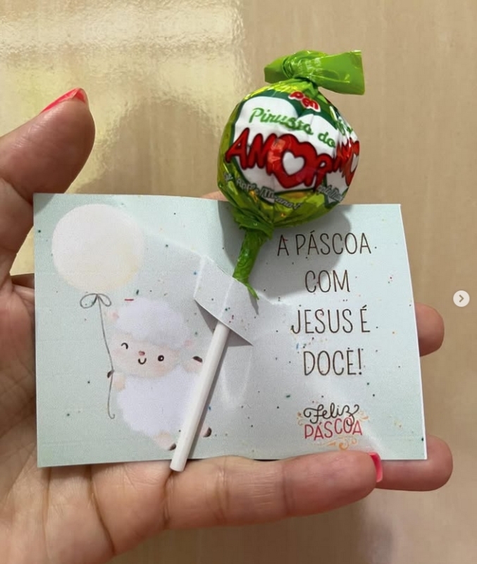 lembrancinha de páscoa cristã DIY