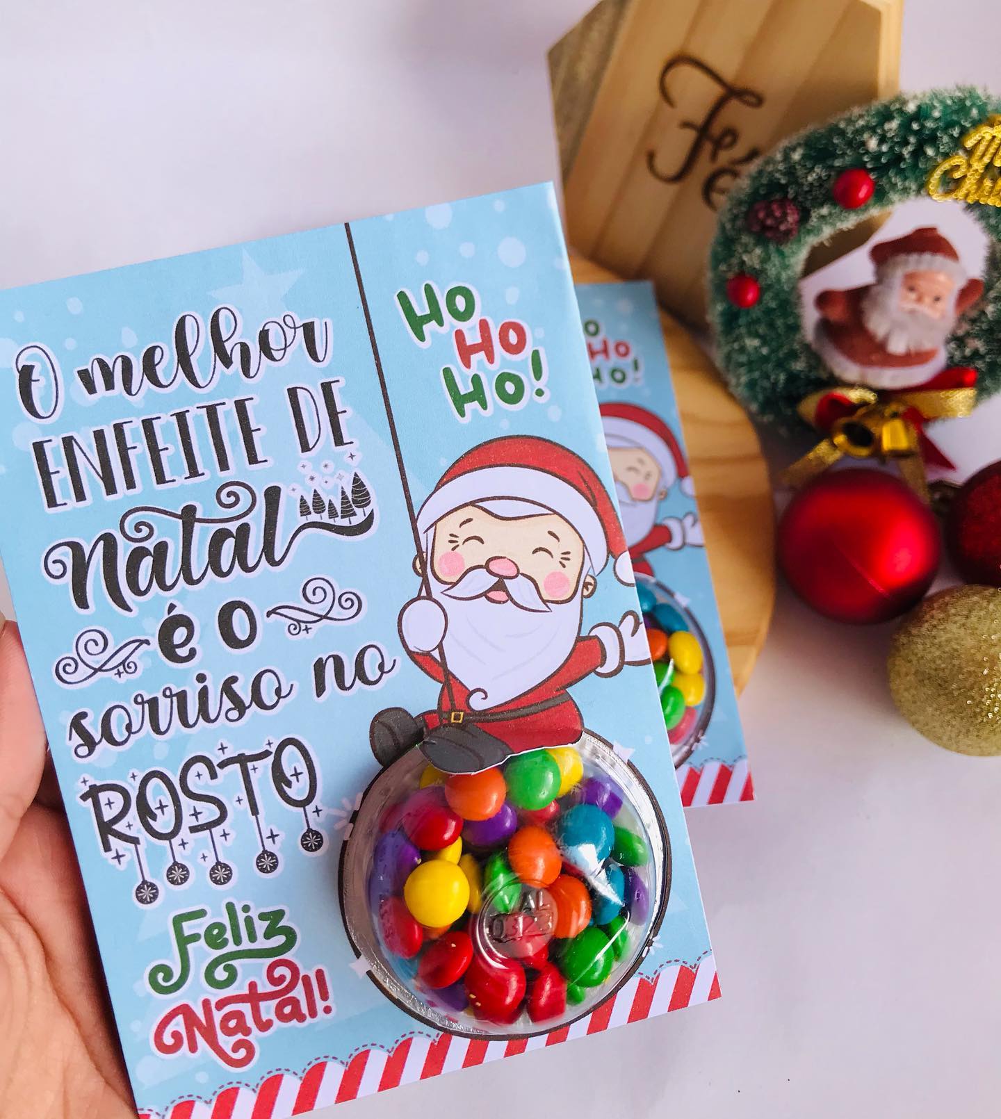 Receitas de Lembrancinhas Comestíveis de Natal Fáceis