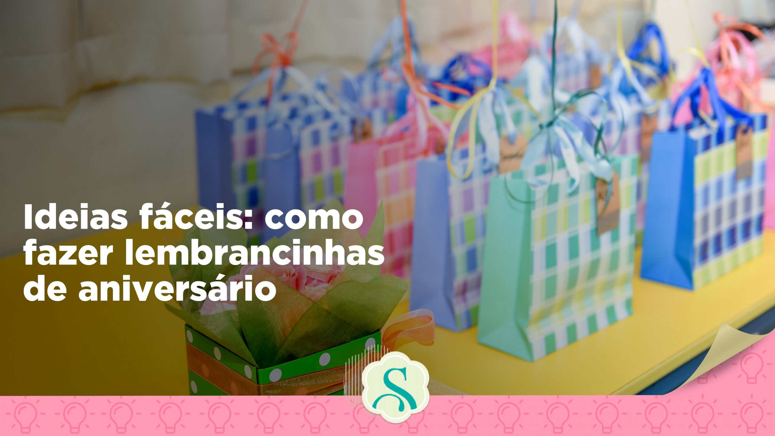 lembrancinhas de aniversario reciclavel